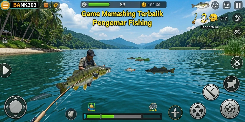 Screenshot gameplay BANK303 menampilkan pengalaman memancing yang mengasyikkan.