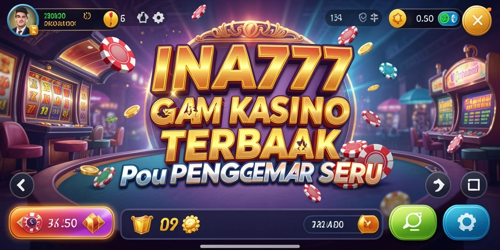 Tampilan permainan Kasino yang mendebarkan dan interaktif.