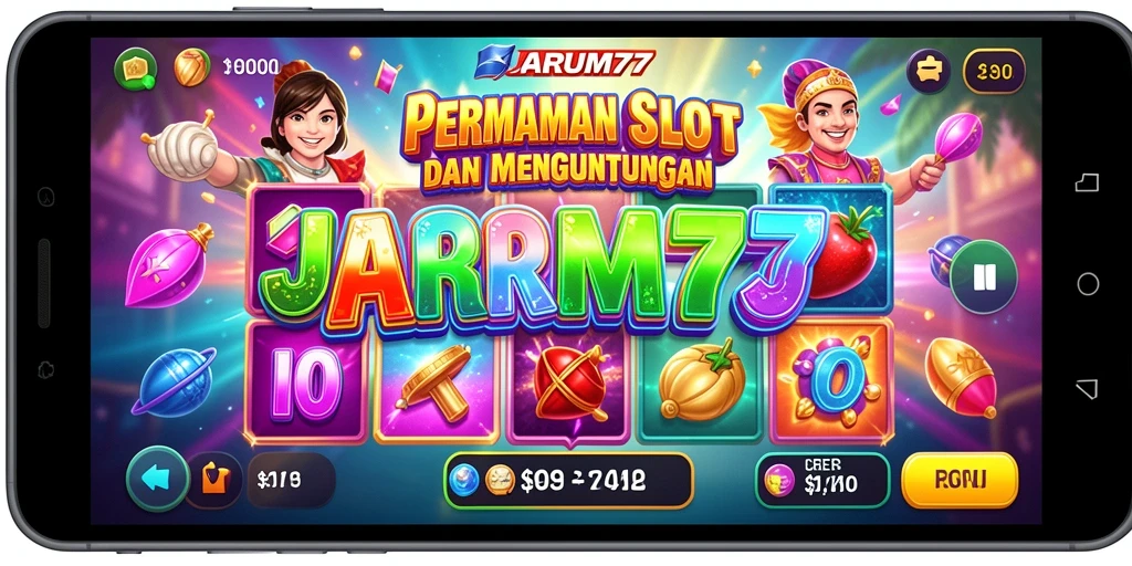 Tampilan gameplay JARUM77 yang menarik dan seru.