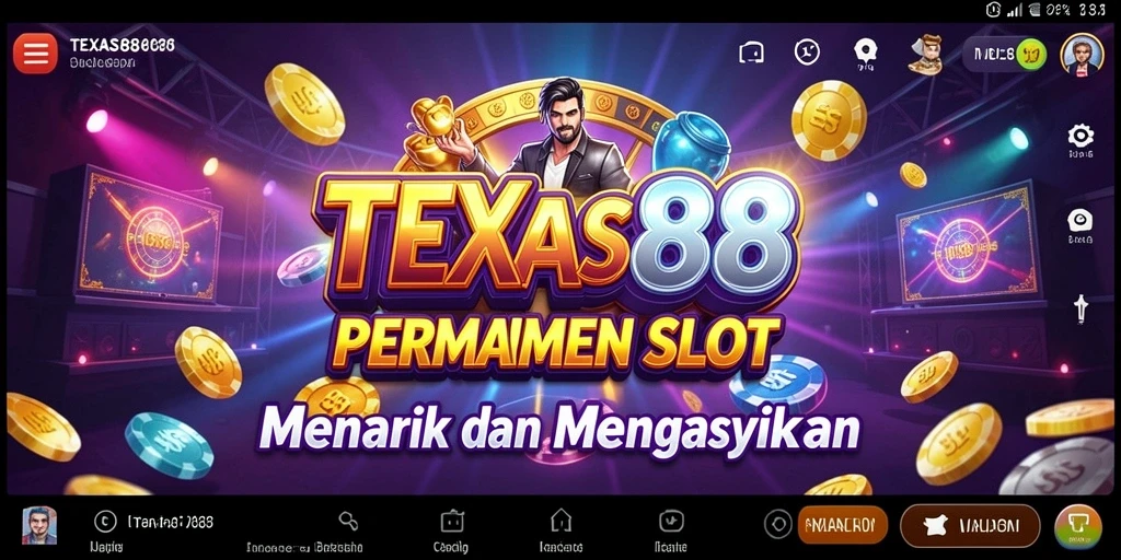 Tampak seru gameplay TEXAS88 dengan simbol-simbol menarik.