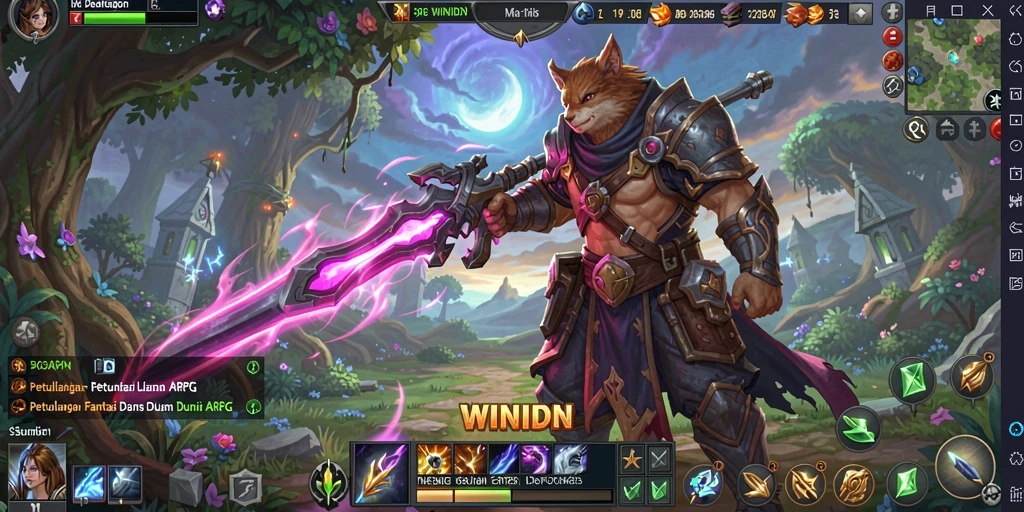 Tangkapan layar utama dari gameplay seru WINIDN.